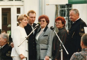 1997 09 - Německo, Schwarzenberg - Pavla Nogová, Milan Janoschec, Věra Šabacká, Halina Kubeczková a Gerhard Molata