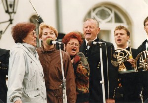 1997 09 - Německo, Schwarzenberg - Věra Šabacká, Pavla Nogová, Halina Kubeczková, Gerhard Molata a Karel Lukeš