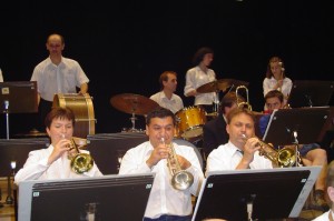 2004 05 - návštěva slovinského orchestru v Karviné - společný koncert s Májovákem - Daniela Kučevová, Mirek Ševčík a Jiří Chlebek