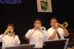 2004 05 - návštěva slovinského orchestru v Karviné - společný koncert s Májovákem - Daniela Kučevová, Mirek Ševčík a Jiří Chlebek