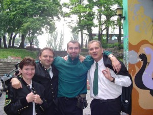 2004 06 - Polsko - Rybnik - Daniela Kučevová, Jiří Chlebek, Josef Ferda a Josef Šťastný