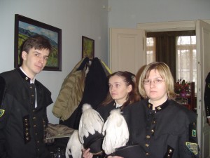 2004 11 - natáčení pořadu A tuhle znáte - Petr Schmuch, Kateřina Kohoutová a Svatava Cielecká