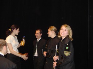 2005 05 - výchovný koncert pro školy - MěDK Karviná - Magda Vyoralová, Michal Zrzavý, Miriam Jančarová a Kateřina Mazáčová