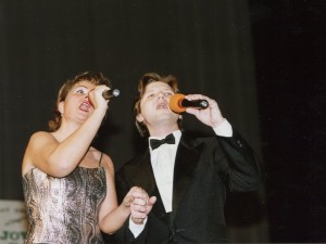 2002 01 - novoroční koncert - Lenka Kuřatková a Roman Žiška