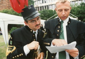 2001 08 - Polsko, Gdaňsk - dirigent Jiří Bystroň a Petr Ženč
