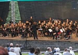 43 festival Janáčkovy Hukvaldy 2015 - koncert s DO Příbor 11. 7. 2015 (foto Edmund Kijonka)